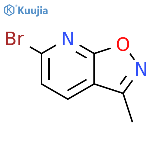 Isoxazolo[5,4-b]pyridine, 6-bromo-3-methyl- structure
