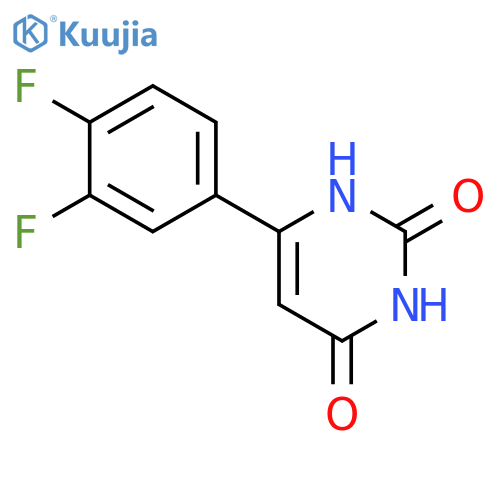 6-(3,4-difluorophenyl)pyrimidine-2,4(1H,3H)-dione structure