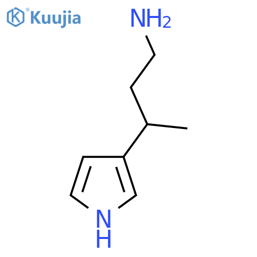 3-(1H-pyrrol-3-yl)butan-1-amine structure
