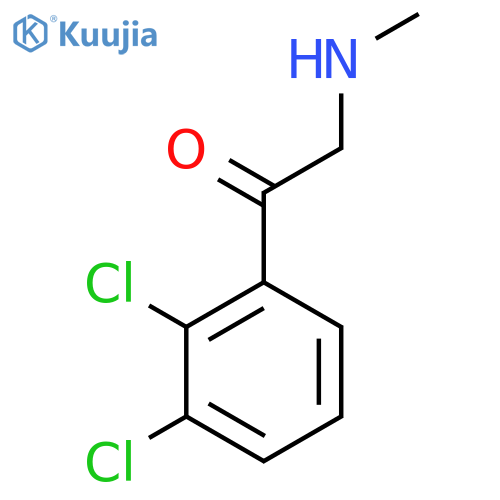 1-(2,3-dichlorophenyl)-2-(methylamino)ethan-1-one structure