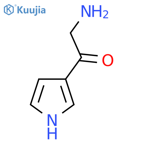 2-amino-1-(1H-pyrrol-3-yl)ethan-1-one structure