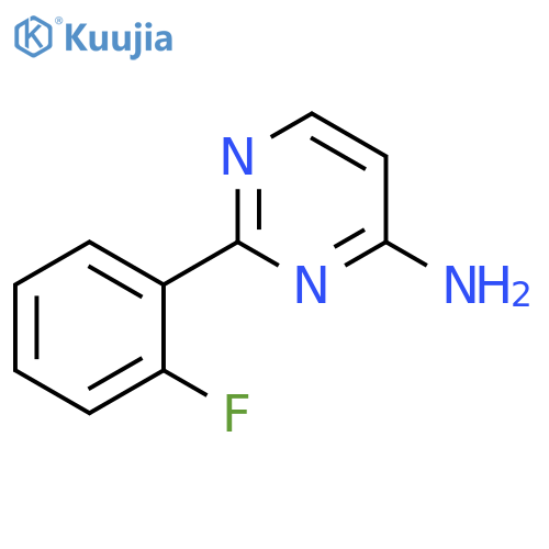 2-(2-Fluorophenyl)pyrimidin-4-amine structure