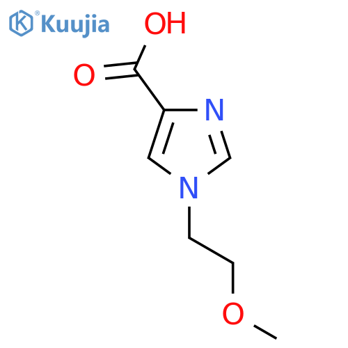 1-(2-Methoxyethyl)-1H-imidazole-4-carboxylic acid structure