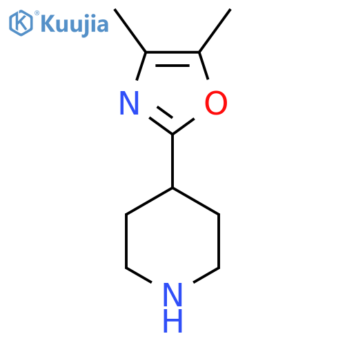 4-(dimethyl-1,3-oxazol-2-yl)piperidine structure