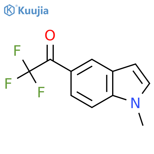 2,2,2-trifluoro-1-(1-methyl-1H-indol-5-yl)ethan-1-one structure