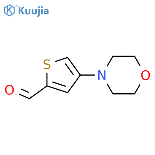4-(Morpholin-4-yl)thiophene-2-carbaldehyde structure
