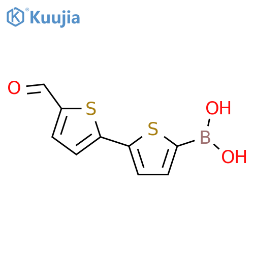 5'-Formyl-2,2'-bithiophene-5-boronic Acid structure