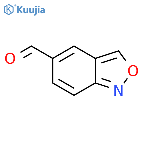 2,1-benzoxazole-5-carbaldehyde structure