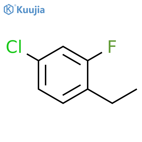 4-chloro-1-ethyl-2-fluorobenzene structure