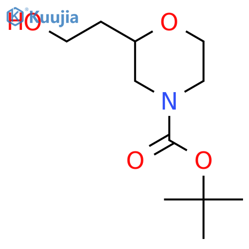 (R)-N-Boc-2-(2-hydroxyethyl)morpholine structure