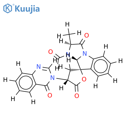 tryptoquivaline O structure