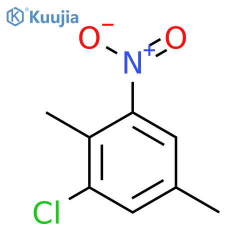 6-Chloro-1,4-dimethyl-2-nitrobenzene structure