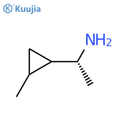 (1R)-1-(2-methylcyclopropyl)ethan-1-amine structure