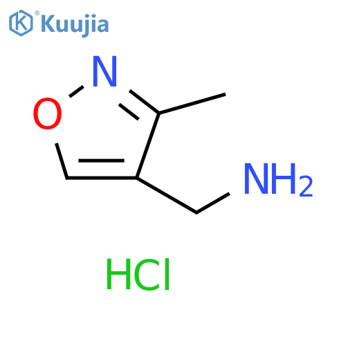 (3-methyl-1,2-oxazol-4-yl)methanamine hydrochloride structure