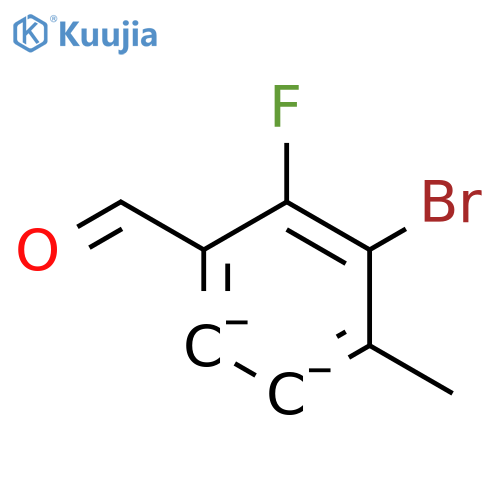 3-Bromo-2-fluoro-4-methylbenzaldehyde structure