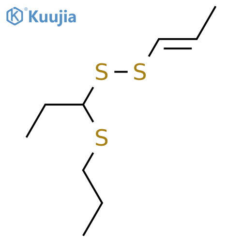 1-Propenyl 1-(propylthio)propyl disulfide; (Z)-form structure