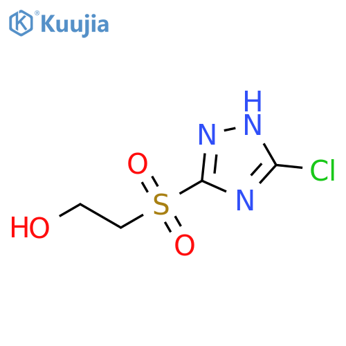 2-((5-chloro-1H-1,2,4-triazol-3-yl)sulfonyl)ethanol structure