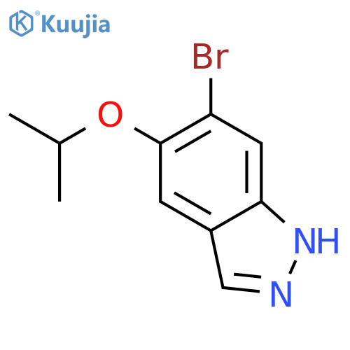 6-bromo-5-isopropoxy-1h-indazole structure