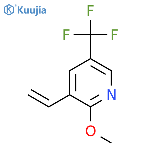 3-Ethenyl-2-methoxy-5-(trifluoromethyl)pyridine structure