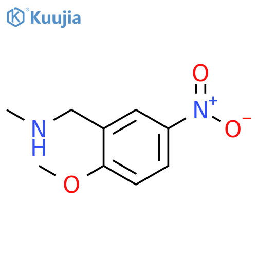 (2-methoxy-5-nitrophenyl)methyl(methyl)amine structure