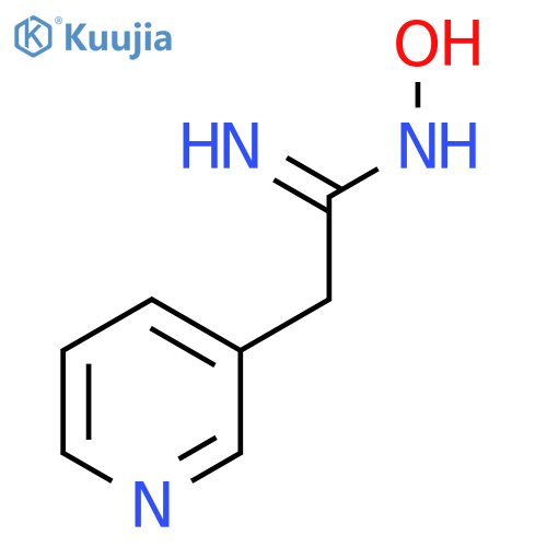 N'-hydroxy-2-(pyridin-3-yl)ethanimidamide structure