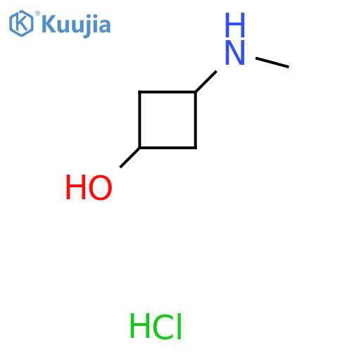 3-(methylamino)cyclobutan-1-ol hydrochloride structure