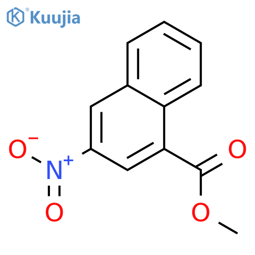 methyl 3-nitronaphthalene-1-carboxylate structure