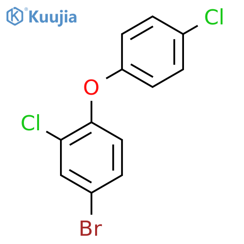 BENZENE, 4-BROMO-2-CHLORO-1-(4-CHLOROPHENOXY)- structure