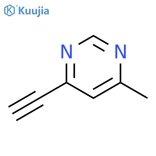 4-ethynyl-6-methylpyrimidine structure
