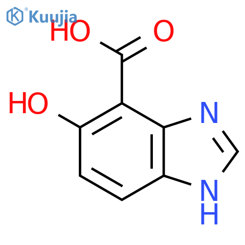 5-Hydroxy-1H-benzo[d]imidazole-4-carboxylic acid structure