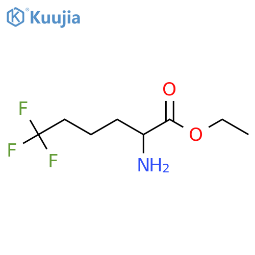Ethyl 2-amino-6,6,6-trifluorohexanoate structure