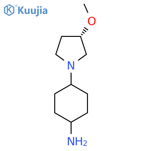 (S)-4-(3-Methoxypyrrolidin-1-YL)cyclohexanamine structure