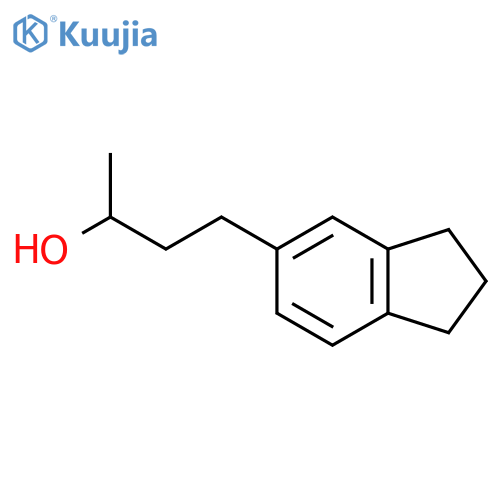 4-(2,3-dihydro-1H-inden-5-yl)butan-2-ol structure