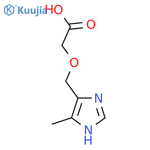 2-(5-methyl-1H-imidazol-4-yl)methoxyacetic acid structure