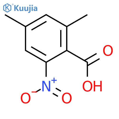 2,4-Dimethyl-6-nitro-benzoic acid structure
