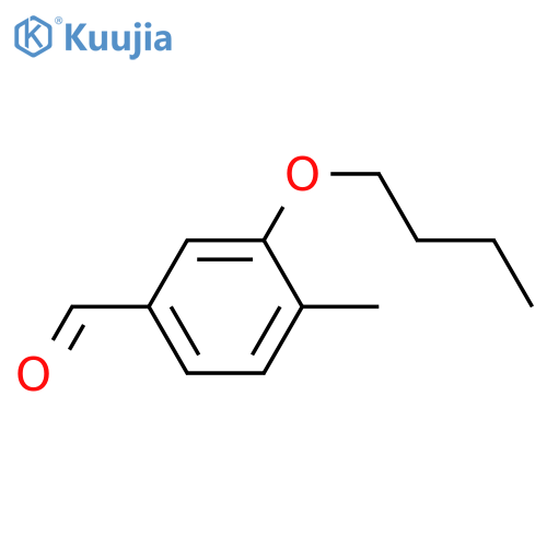 3-butoxy-4-methylbenzaldehyde structure