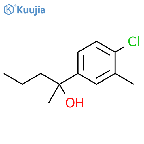 2-(4-Chloro-3-methylphenyl)-2-pentanol structure