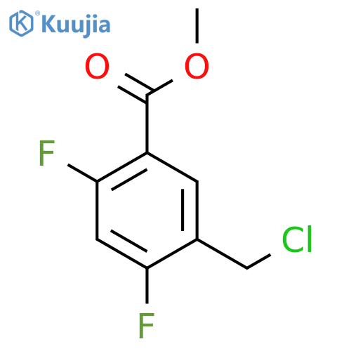 Methyl 5-chloromethyl-2,4-difluorobenzoate structure