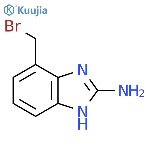 2-Amino-7-bromomethyl-1H-benzimidazole structure