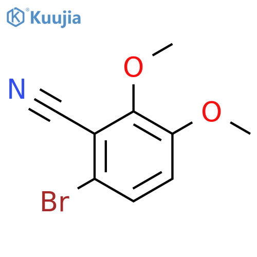 6-Bromo-2,3-dimethoxybenzonitrile structure