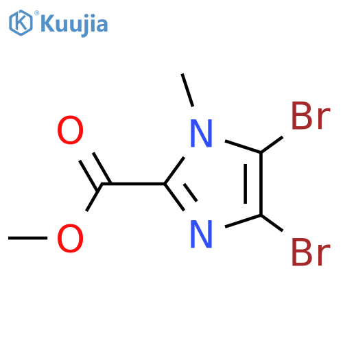 methyl 4,5-dibromo-1-methyl-1H-imidazole-2-carboxylate structure