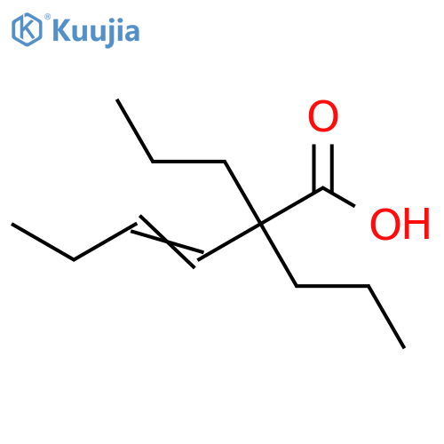 2,2-Dipropyl-3-hexenoic Acid structure
