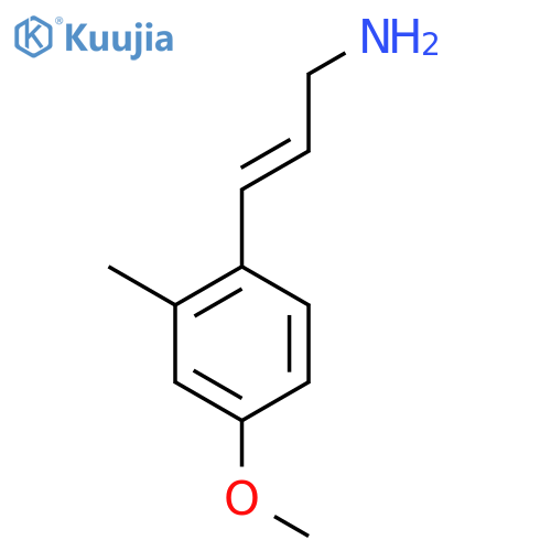 3-(4-methoxy-2-methylphenyl)prop-2-en-1-amine structure