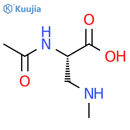 (2S)-2-Acetamido-3-(methylamino)propanoic acid structure