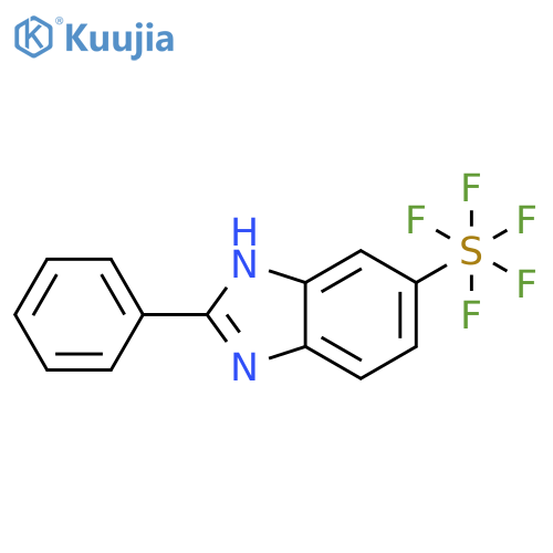 2-Phenyl-5-(pentafluorosulfanyl)-1H-benzoimidazole structure
