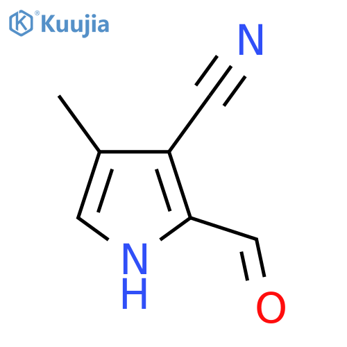 2-Formyl-4-methyl-1H-pyrrole-3-carbonitrile structure