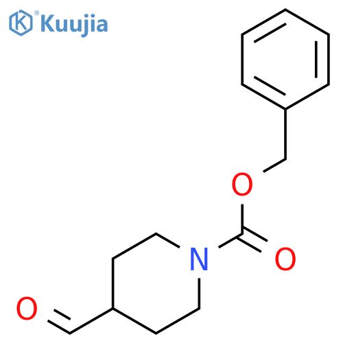 Benzyl 4-formylpiperidine-1-carboxylate structure