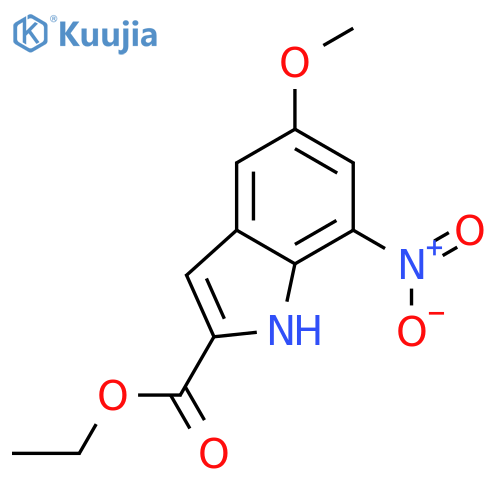 Ethyl 5-Methoxy-7-nitro-1H-indole-2-carboxylate structure