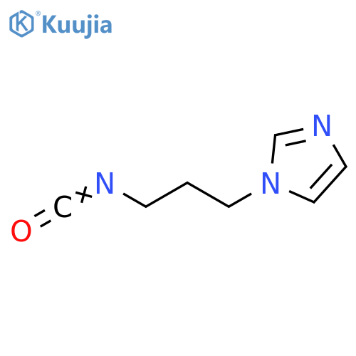 1-(3-isocyanatopropyl)-1H-imidazole structure