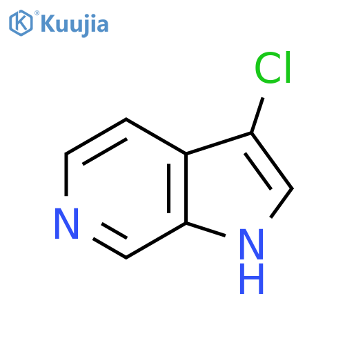 3-chloro-1H-pyrrolo2,3-cpyridine structure